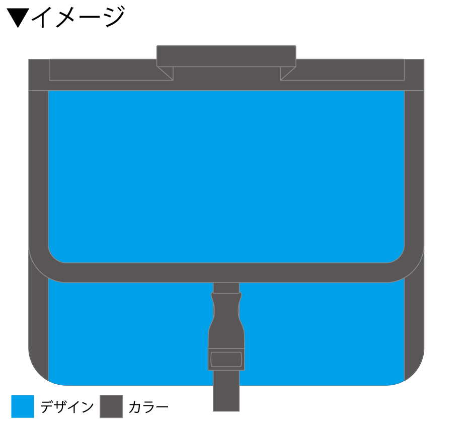 2WAY 保冷バッグ（ストラップ付き）