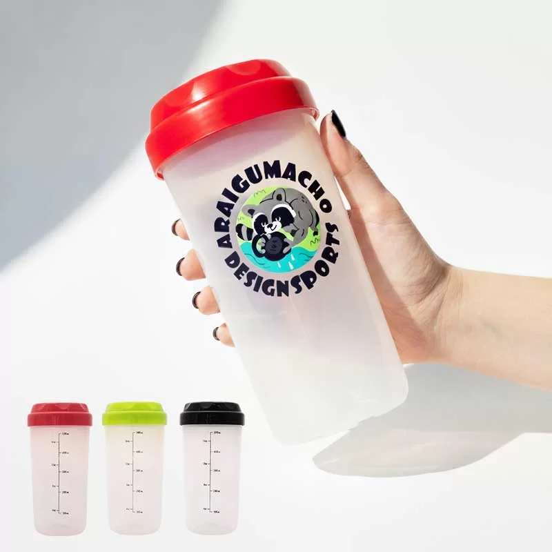 プロテインシェーカー（シェイカー） 500ml（360°ロータリーインクジェット印刷）