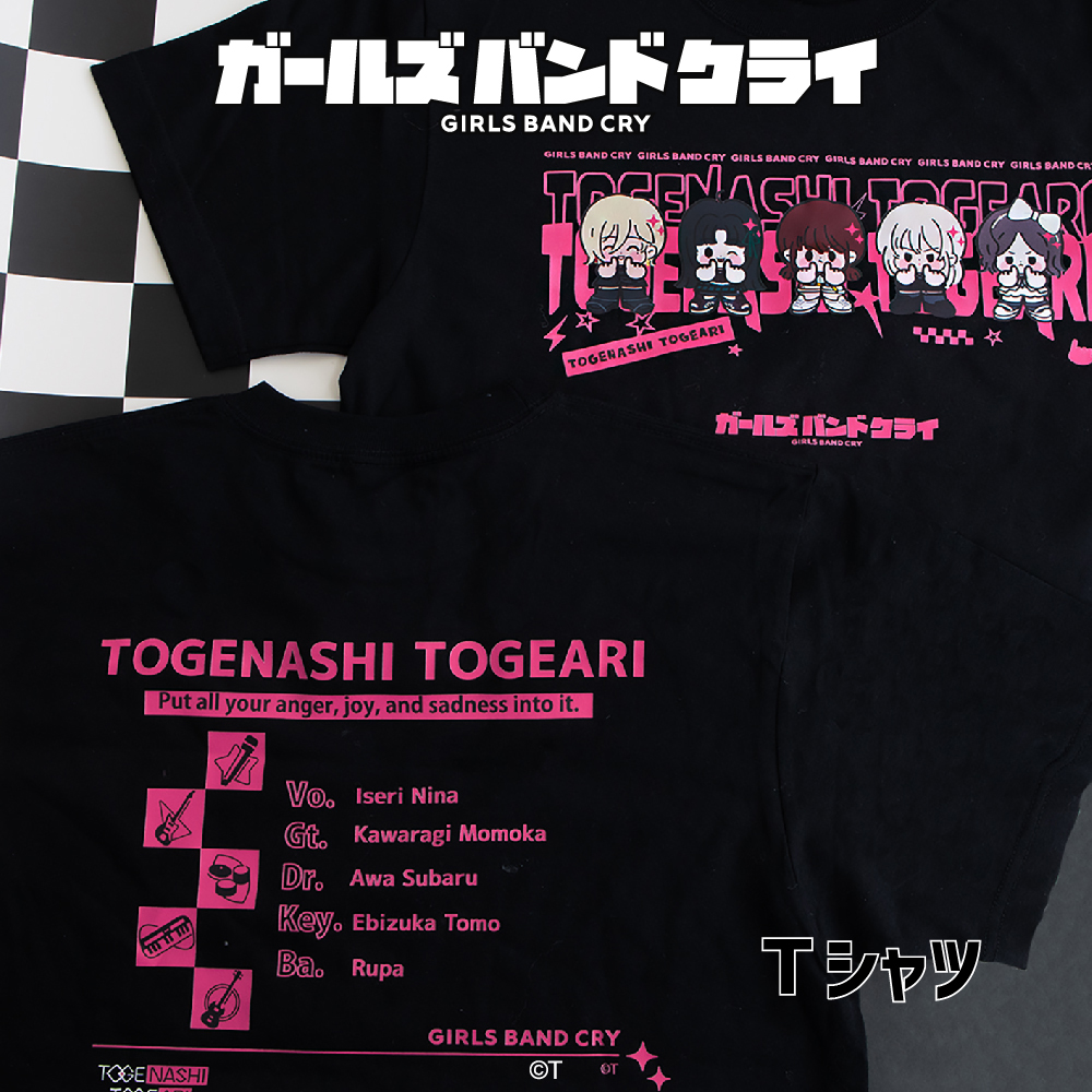 ガールズバンドクライ Tシャツ|