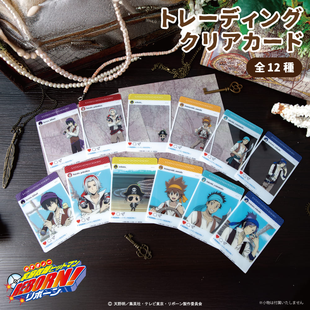 家庭教師ヒットマンREBORN! 描き下ろし パイレーツ衣装 トレーディングクリアカード|